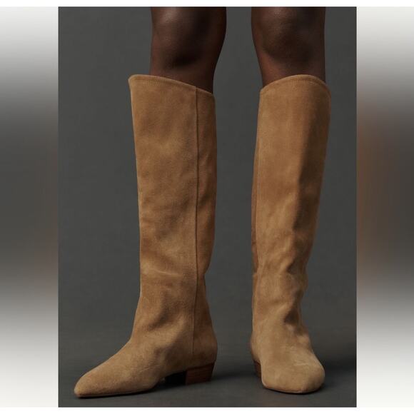 Anthropologie Silent D Bianca Boots Suede Size 39 - Picture 11 of 13